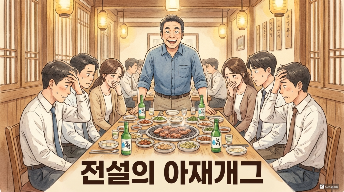 회식에서 아재개그 폭격 맞은 후배들 반응이 역대급 썸네일