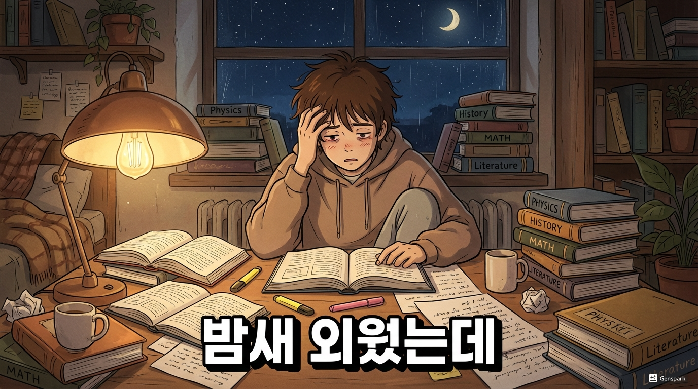 밤새 공부했는데 시험장에서 기억이 하나도 안 나는 충격적인 이유 썸네일