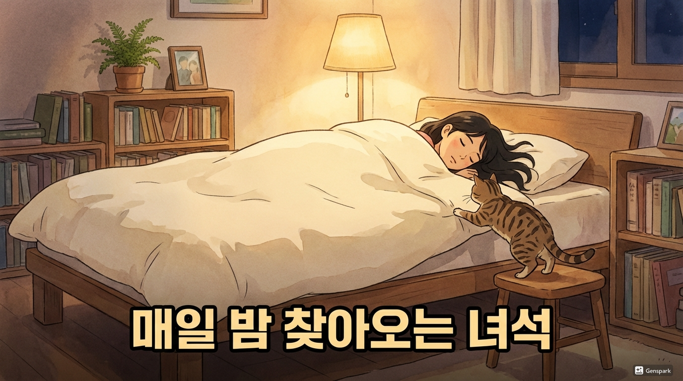 고양이가 매일 밤 옆에서 자는 진짜 이유 알고나면 소름돋습니다 썸네일